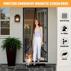Gardiner & Tillbehör Temu Magnetic Mesh Door Curtain 36x82"