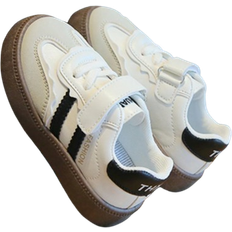 Shein 1pair Unisex Lightweight Casual Sneakers With Soft Sole, Straps, Easy To Wear, Ideal For Spring And Autumn