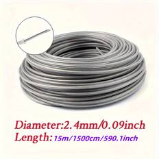 Temu 15-Meter Steel Wire Nylon Lawn Trimmer Line