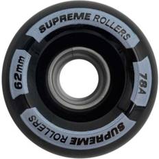 Inlineskates & Rollschuhe Supreme Rollers Quad Rollen 62mm 78A Black