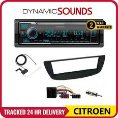 Kenwood Boat- & Car Stereos Kenwood Citroen C1 2005-2014 Mechless DAB+ USB Bluetooth Stereo Kit