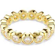 Swarovski Ringar Swarovski Imber Ring Round Cut Gold-tone Plated - White