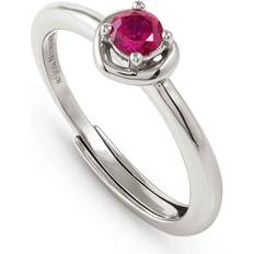 Nomination Ringar Nomination Love Red Heart Ring Adjustable - Silver