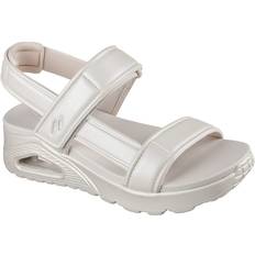 Skechers Læder Sandaler Skechers Uno-Basically Pretty Off-White Sandaler - Hvid/Beige