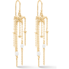 Studio Z Lustre Pearl Earrings Förgyllt-Silver Sterling