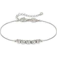 Nomination Armband Nomination Armonica Silver Multi Heart Bracelet Adjustable