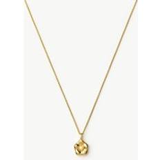 Nickel Free Necklaces Missoma Daisy Pendant Necklace 18ct Gold Plated Pearl