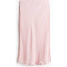 H&M Light Pink Knee Length Skirt - Light Pink