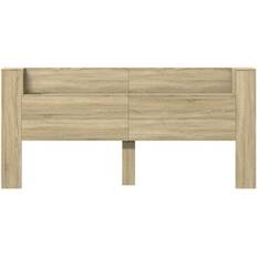 vidaXL Cabinet Sonoma Oak Headboard 220cm