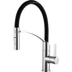 Black Chrome Kitchen Sink Mixer