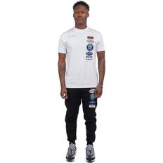 Mercier T-shirts Mercier Mens Hybrid Badge T-Shirt - White