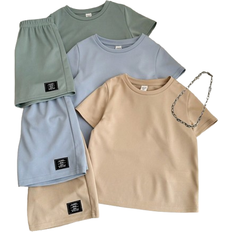 Shein Kids Summer Clothes Set - Metal Chain