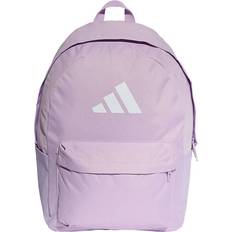 Adidas Backpacks adidas Classic 3 Bar Logo Backpack - Powder Plum White