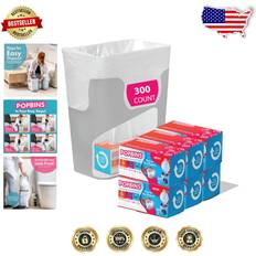 Cleaning Equipment & Cleaning Agents Compact 2.6 Gallon Clear Trash Bags Small