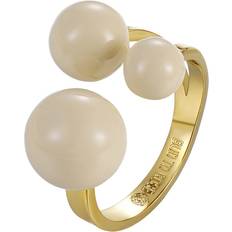 Bud to rose Ringar Bud to rose Brea Enamel Ring - Ivory/Gold