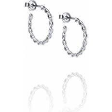 Efva Attling Örhängen Efva Attling Little Wrapped Hoops - Silver