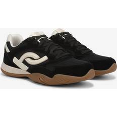 Ryka Candor Lace Up Sneakers Arch Support - Black Suede Mesh