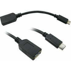 Ex-Pro USB-C 3.1 Type C Male to USB 3.0 Female OTG Cable 15cm