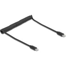 DeLock USB 2.0 Type-C Spiralkabel Stecker 0.45m