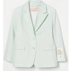 Green Blazers Children's Clothing Elisabetta Franchi Blazer Kids Color Green