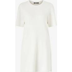 Gina Tricot Klänning Knitted Dress - Vit