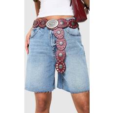 Boohoo Accessories boohoo Western Disc Belt - Red