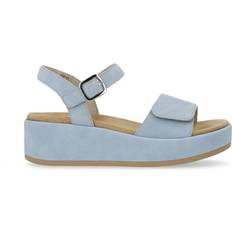 Remonte Tofflor & Sandaler Remonte Avslappnad Platta Sandaler Kvinnor - Mocka/Blå