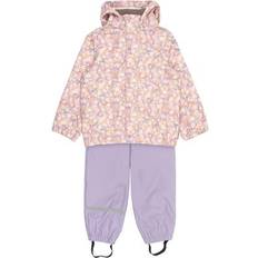 Rain Sets Mikk-Line Girl's Rain Gear AOP - Violet