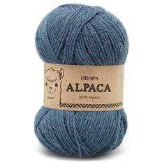 Drops Design Alpaca Uni Colour Turkis/Grå 167m