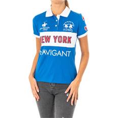 Multicoloured - Women Polo Shirts La Martina Short Sleeved Polo Shirt Lapel Collar - Multicolour