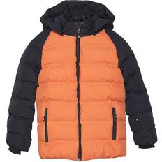 Padded Colourblock Jacket - Orange