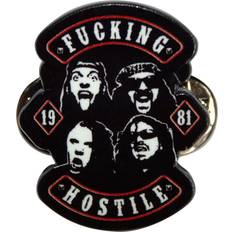 Black Brooches Pantera Hostile Band Logo Pin Badge