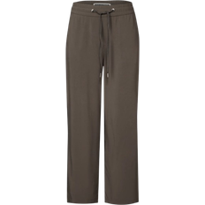 Street One Wide Leg Hose - Nomad Brown