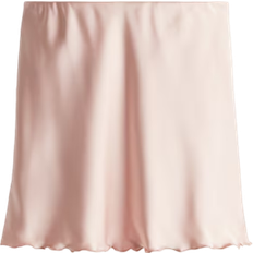 H&M Satin Slip Skirt - Powder Pink