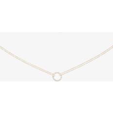 Circle Pave Necklace