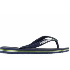 Havaianas Kid's Brasil Logo - Navy Blue