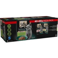 Kitten food Sheba Mixed Selection Kitten Food in Gravy 40pack 85g