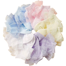 Shein Pairs Baby Girls Cute Princess Lace Trim Soft Breathable Fashion Socks Suitable For Daily Wear Or BackToSchool Season