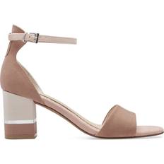 Marco Tozzi Sandaler med hæl Marco Tozzi Flade Sandaler Til Kvinder - Beige
