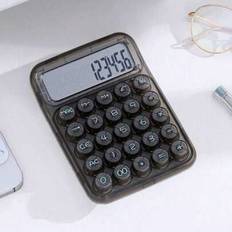 Calculators Shein Black White Transparent Minimalist Calculator