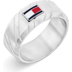 Tommy Hilfiger Ringar Tommy Hilfiger Ring Herr Stilren Silver Ring 18MM