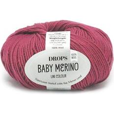Drops Design Lilla Garn Drops Design Baby Merino Uni Colour Plum 175m