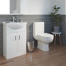 Sink Vanity Units Affine Modern Toilet Sink Basin Cloakroom Ceramic Gloss