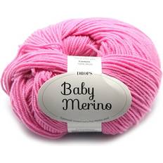 Drops Design Baby Merino Uni Colour Pink 175m