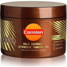 Dermatologiskt testad Brun utan sol Carroten Gold Shimmer Intensive Tanning Gel 150ml