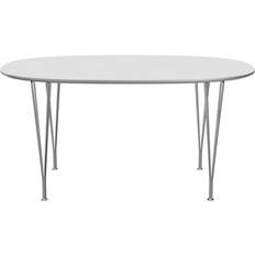Ovala - Vita Matbord Fritz Hansen Superellipse B612 White Matbord 100x150cm