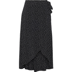 Pieces Gonna PCTALA Wrap Skirt WVN Noos BC - Nero