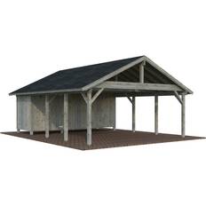 Udhuse Palmako Dobbeltcarport Robert 40.6 m² Grå (Areal )