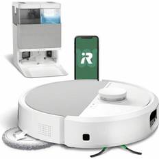 iRobot Roomba Plus 505 Combo Robot + AutoWash Dock - Hvid