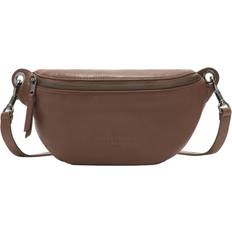 Brown - Women Bum Bags Liebeskind Tavia Sheep Natural Leather Fanny Pack - Dark Brown
